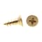 Prime-Line Wood Screw, Flat Head, Phillips Drive No. 8 X 1/2in Solid Brass 25PK 9034968 - alternate 2